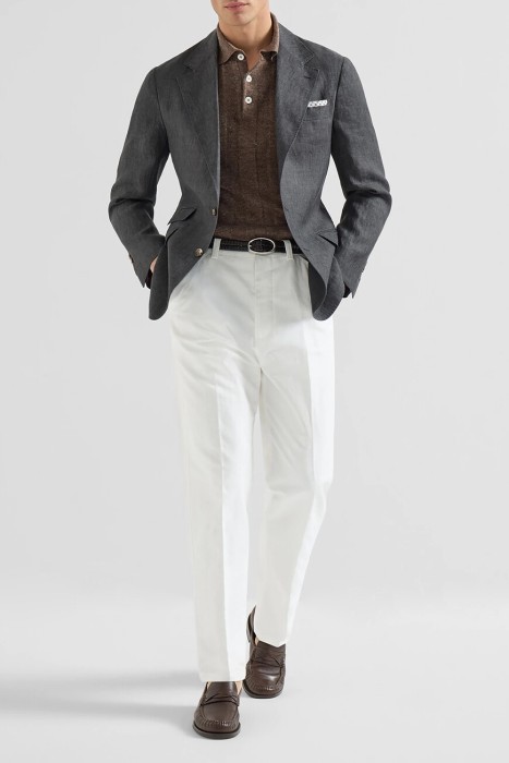 поло  из хлопка спереди