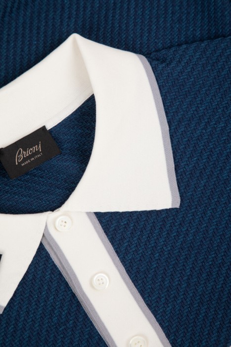 поло  из хлопка спереди