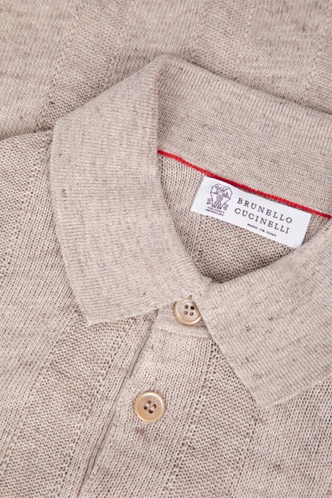 поло  из хлопка спереди