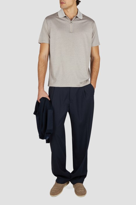 поло  из хлопка спереди