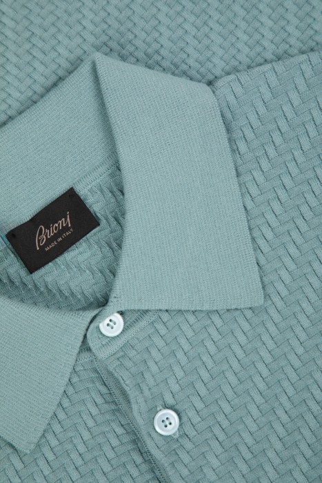 поло  из хлопка спереди