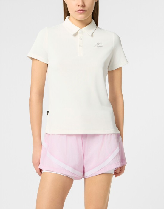 поло  от бренда plein sport вид слева