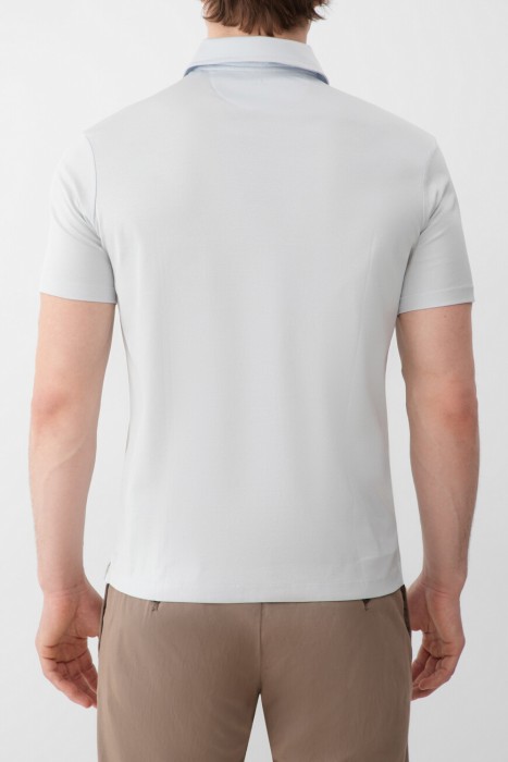 поло  от бренда paul&shark вид слева