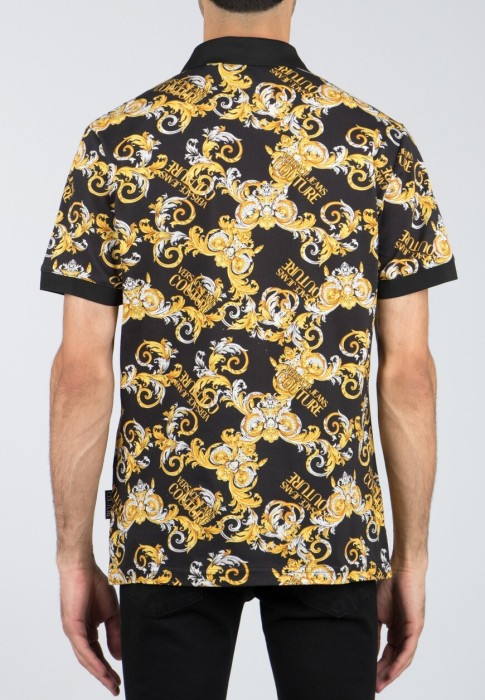 поло  от бренда versace jeans couture вид слева