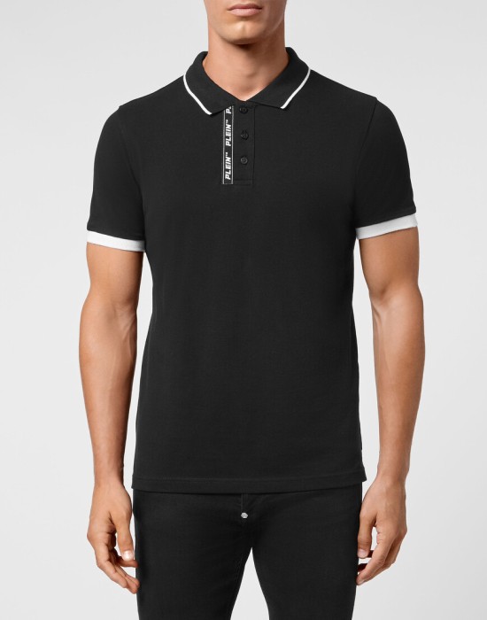 поло  от бренда philipp plein вид слева