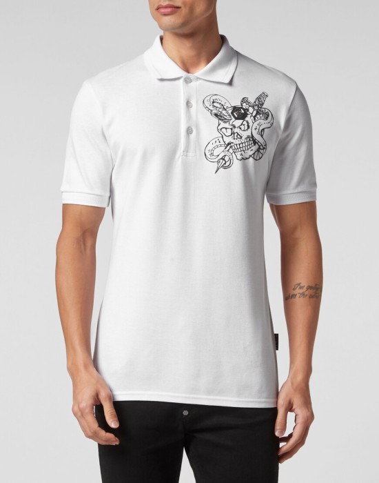 поло  от бренда philipp plein вид слева