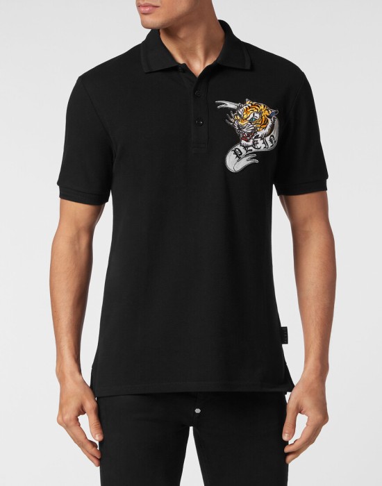 поло  от бренда philipp plein вид слева