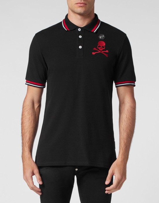 поло  от бренда philipp plein вид слева