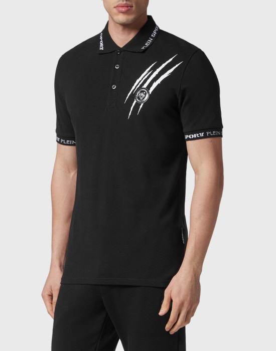 поло  от бренда plein sport вид слева