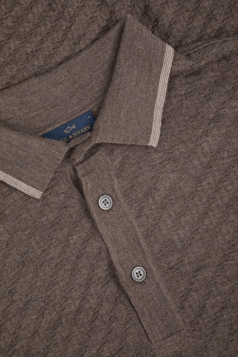 поло  из шерсти спереди