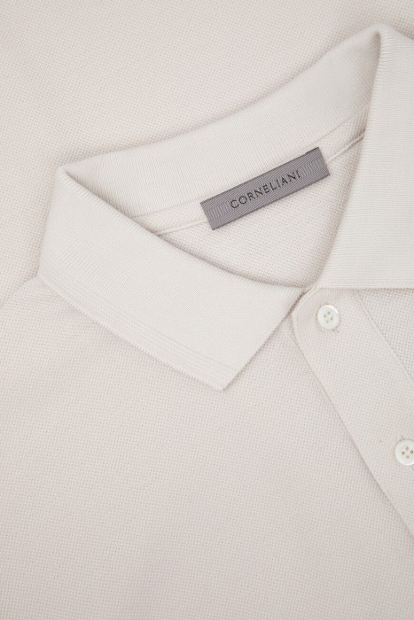 поло  из хлопка спереди