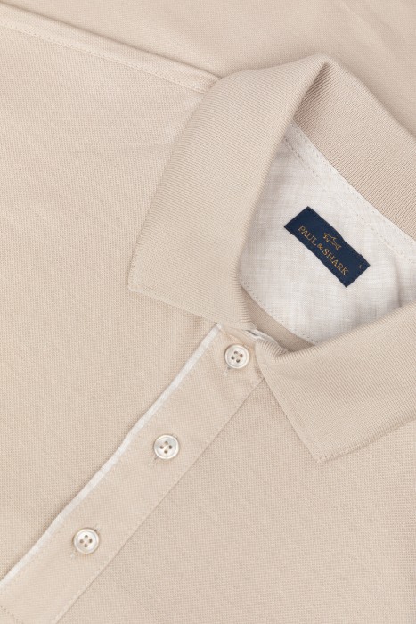 поло  из хлопка спереди