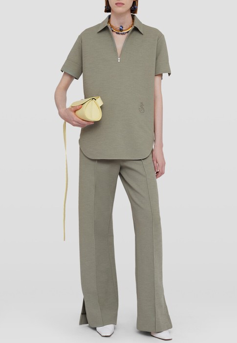поло  от бренда jil sander вид слева