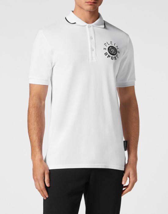 поло  от бренда plein sport вид слева