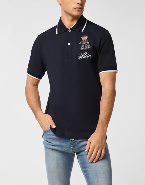 поло  от бренда philipp plein вид слева