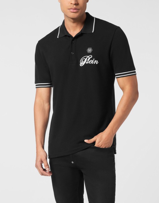 поло  от бренда philipp plein вид слева