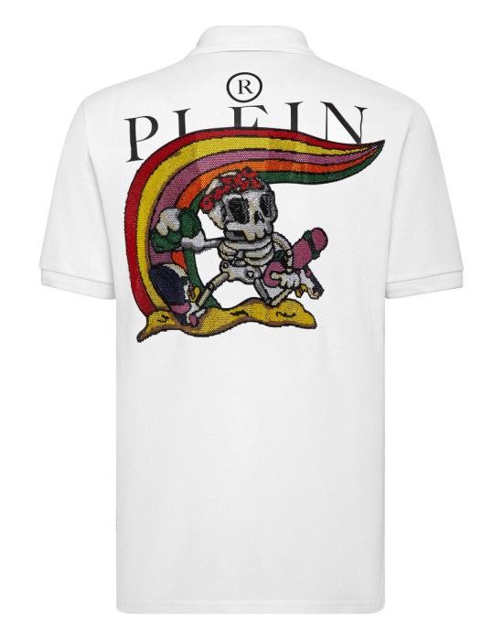 поло от бренда philipp plein вид слева