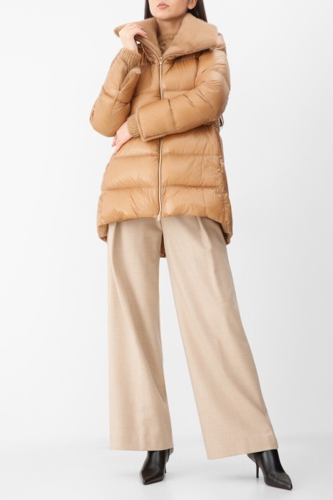 полупальто  для взрослого возраста с изнаночной стороны