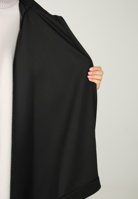 полупальто  для взрослого возраста с изнаночной стороны