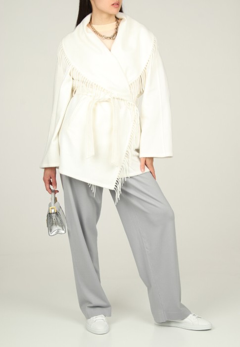 полупальто  из италии вид сбоку