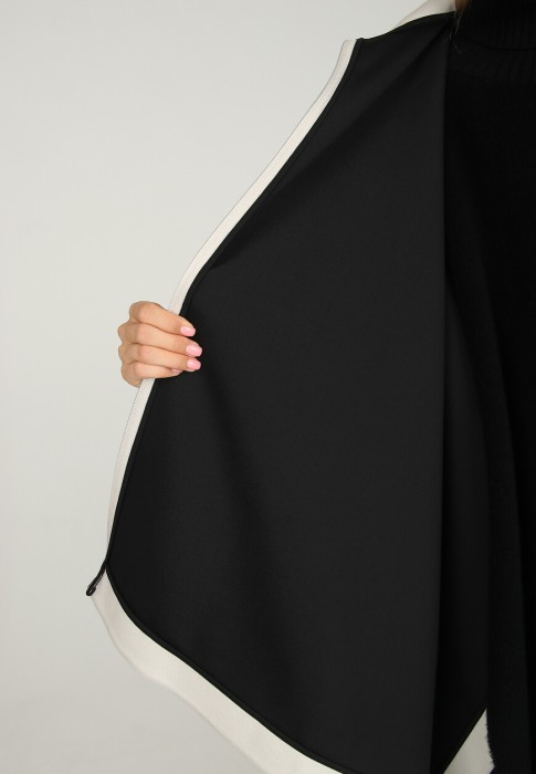 полупальто  универсального стиля с лицевой стороны