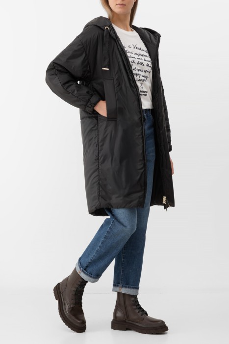 полупальто  универсального стиля с лицевой стороны