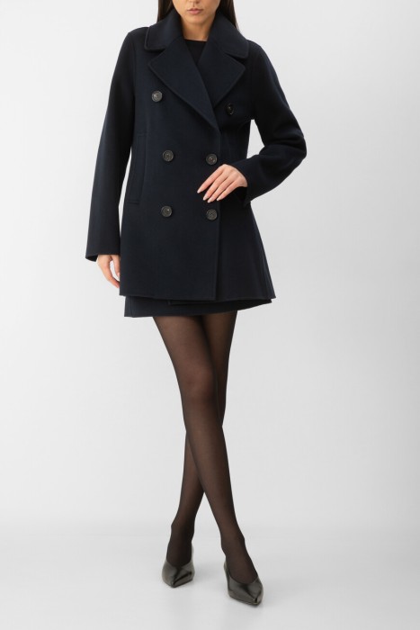 полупальто  из шерсти спереди