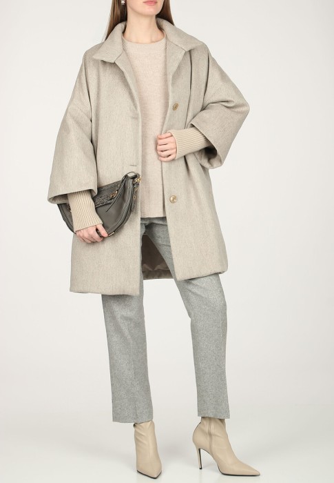 полупальто  из италии вид сбоку