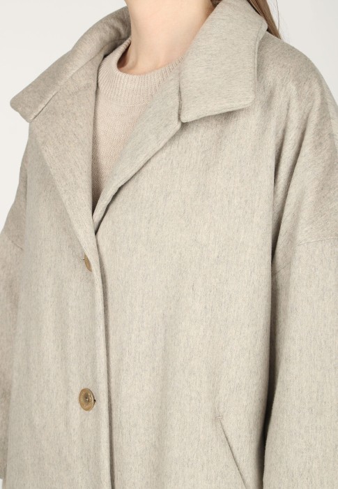 полупальто  из проверенных материалов спереди