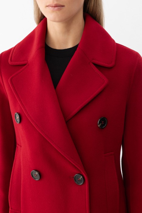 полупальто  из италии вид сбоку