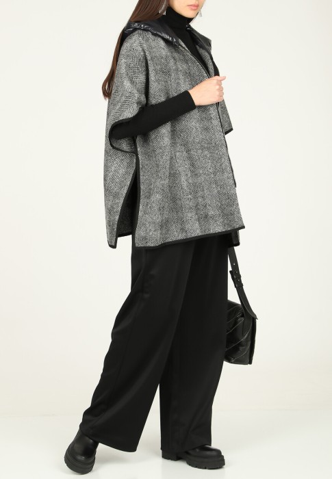 пончо  из италии вид сбоку