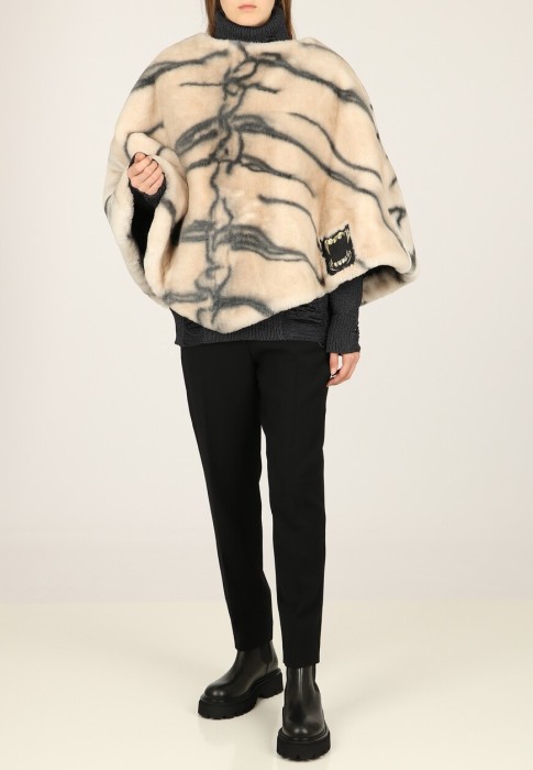 пончо  из италии вид сбоку