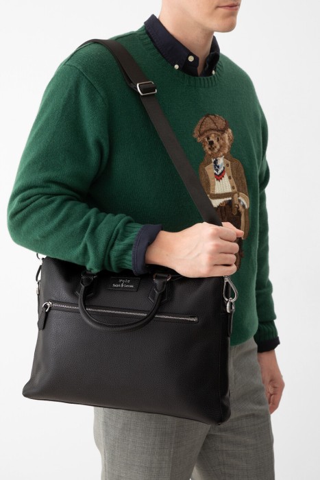 портфель  от бренда ralph lauren вид слева