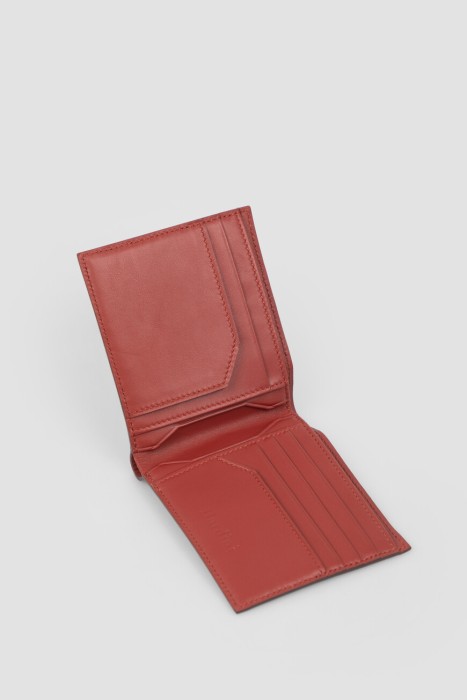 портмоне  из кожи спереди