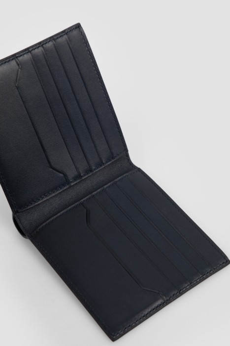 портмоне  из кожи спереди