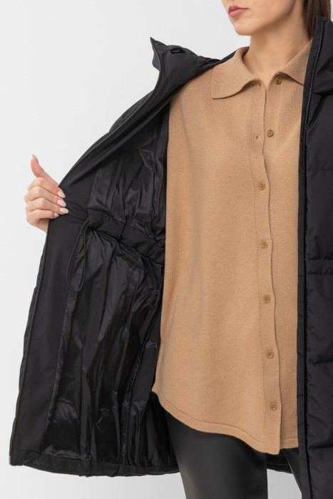 пуховик  модель из коллекции laminar из полиэстера спереди