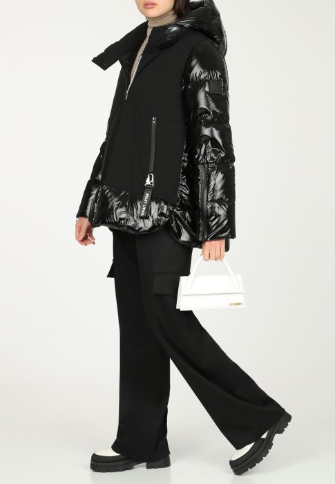 пуховик  из италии вид сбоку