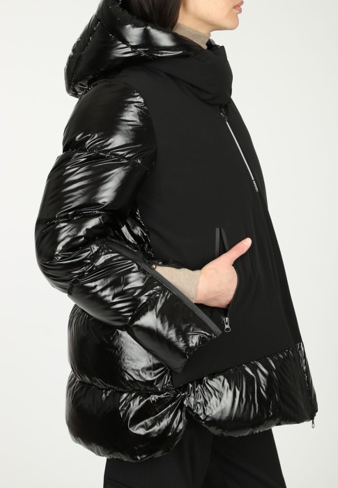 пуховик  из проверенных материалов спереди