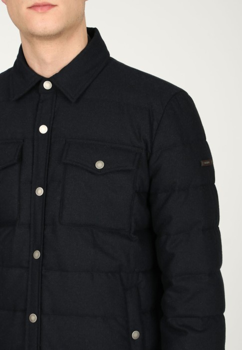 пуховик  из проверенных материалов спереди