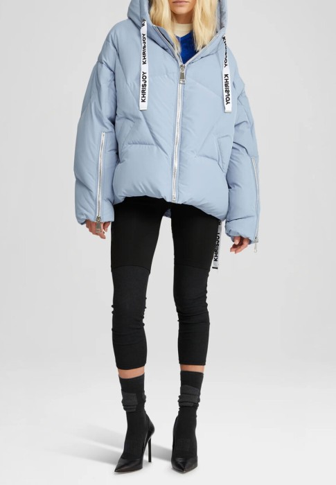 пуховик  от бренда khrisjoy вид слева