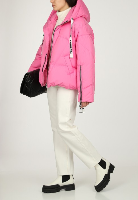 пуховик  от бренда khrisjoy вид слева