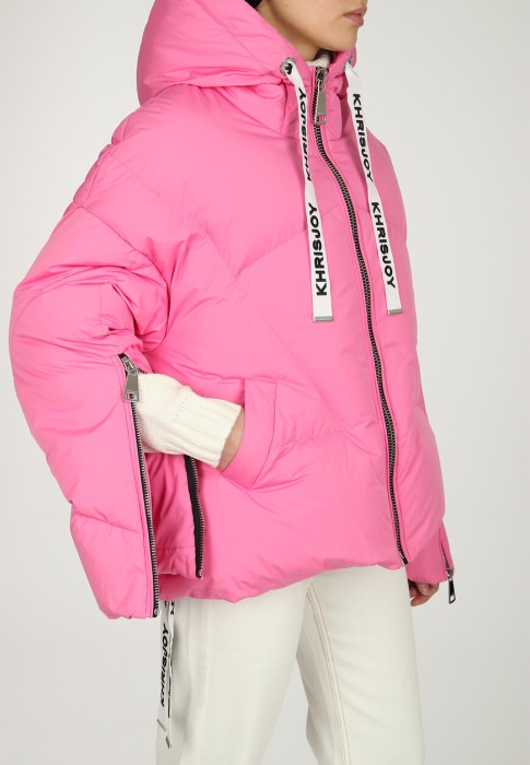 пуховик  из проверенных материалов спереди