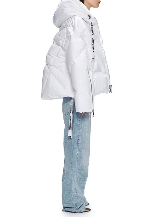 пуховик  из италии вид сбоку