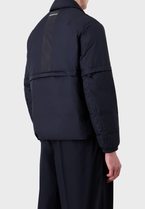 пуховик  из италии вид сбоку