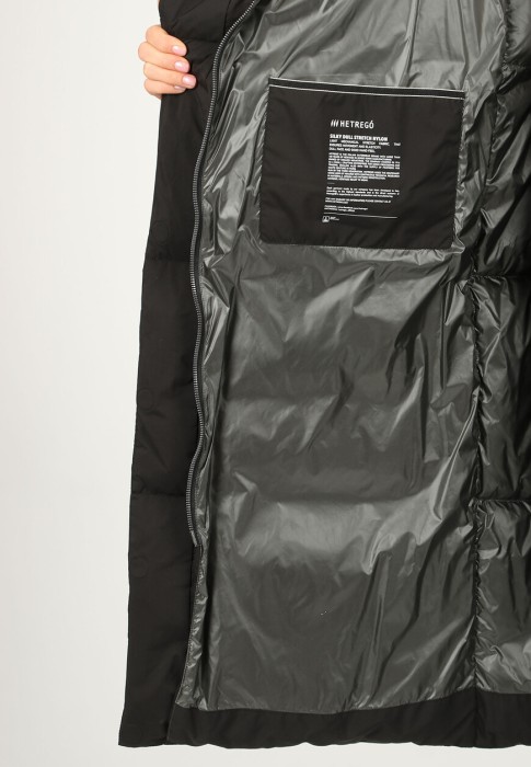 пуховик  универсального стиля с лицевой стороны