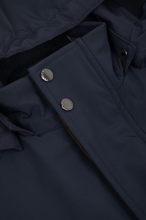 пуховик  универсального стиля с лицевой стороны