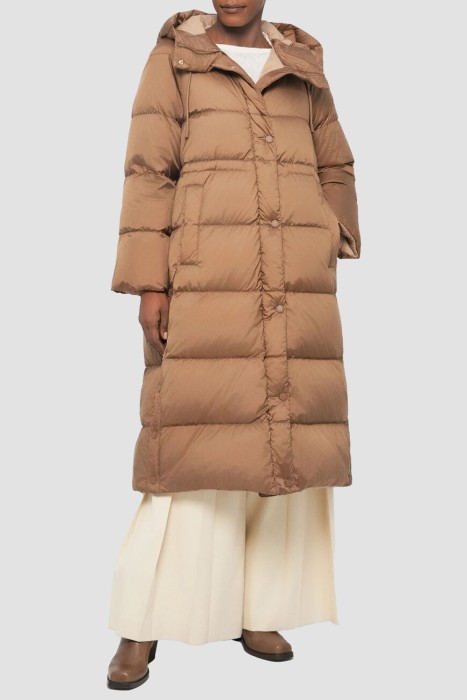 пуховик  из полиэстера спереди