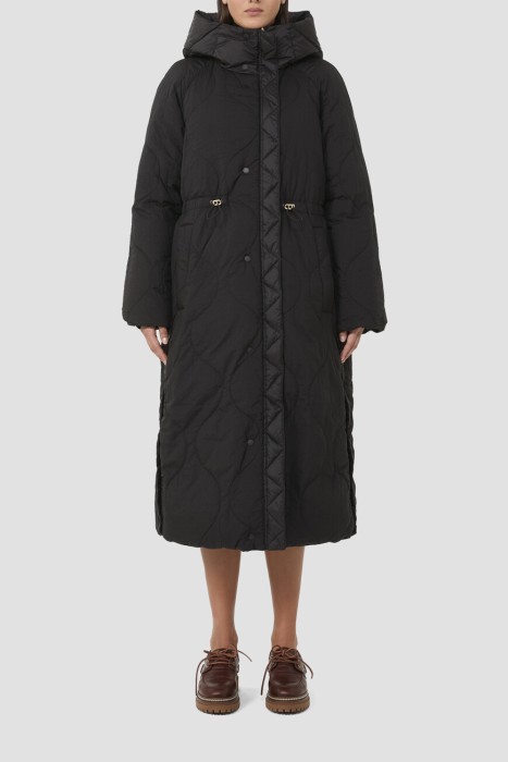 пуховик  из италии вид сбоку