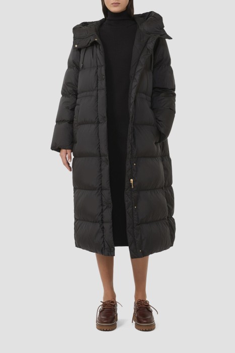 пуховик  из полиэстера спереди