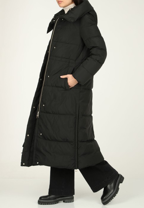 пуховик  из италии вид сбоку